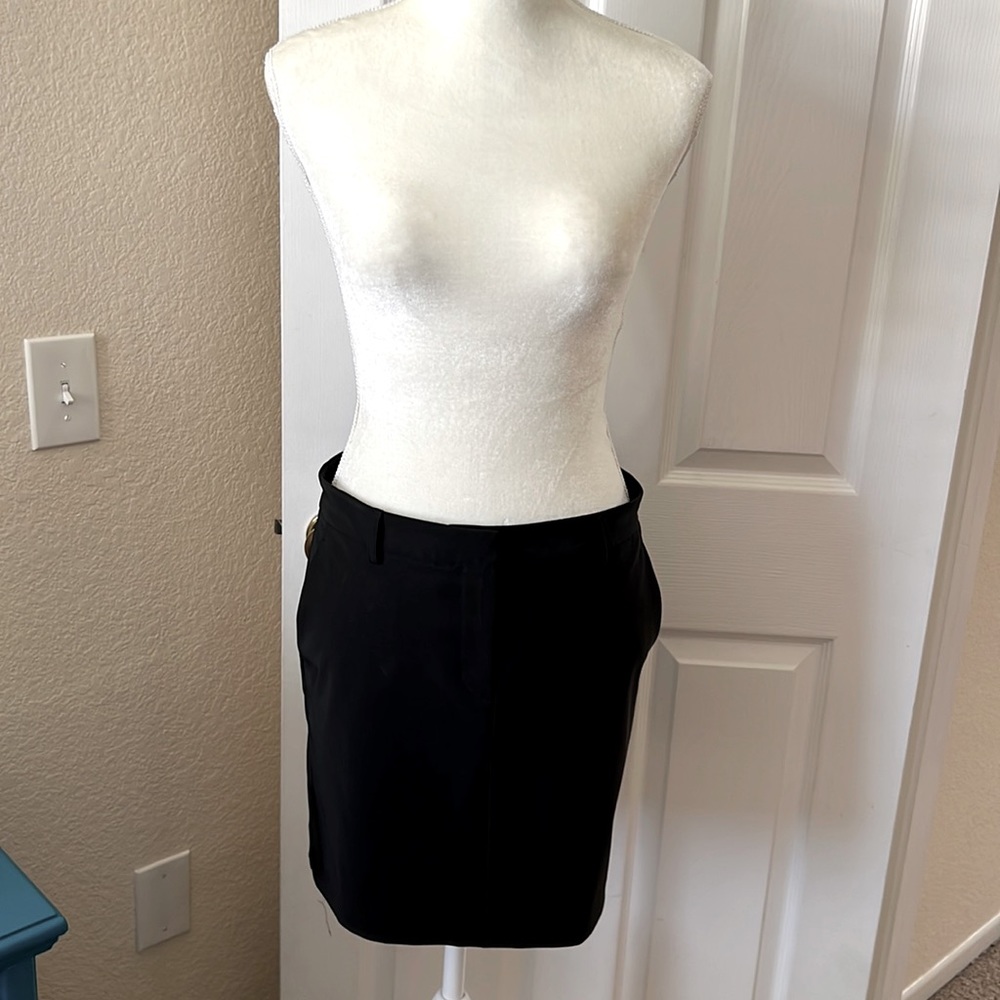 Theory Black Mini Skirt